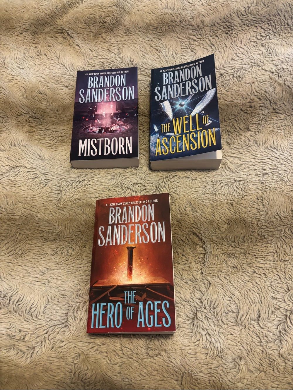Mistborn Trilogy by Brandon Sanderson
